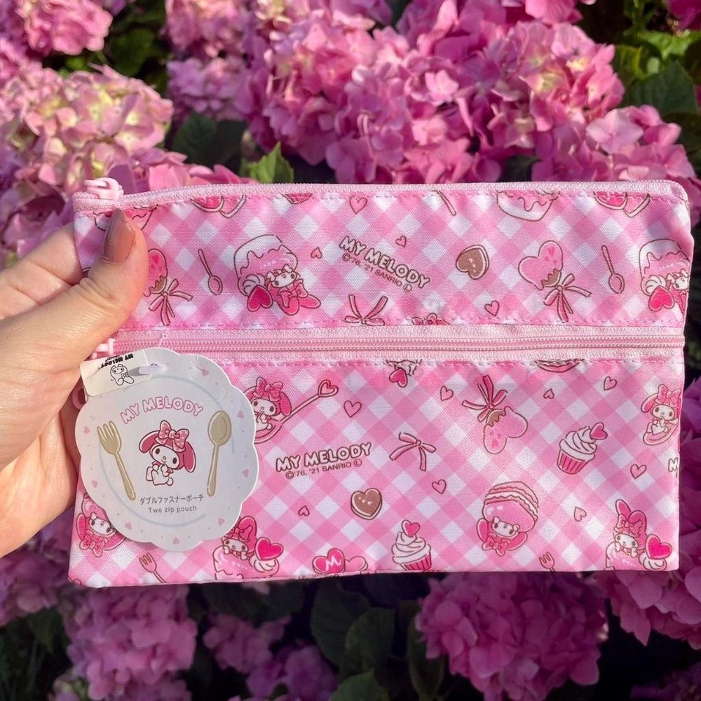 Sanrio My Melody 2 Zipper Bag